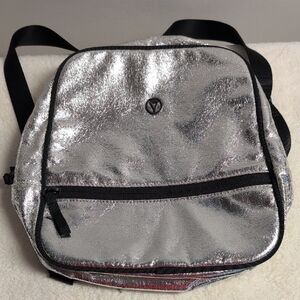 Ivivva By Lululemon Silver Metallic Backpack